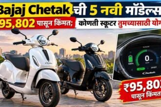 Bajaj Chetak Electric Models Price Range Comparison c2501 To c3501